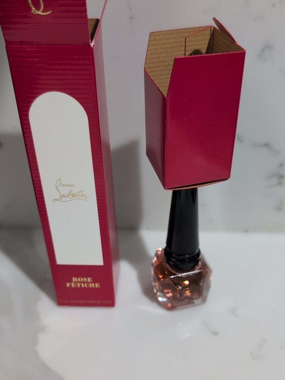 Christian Louboutin Rose Fetiche New In Box
